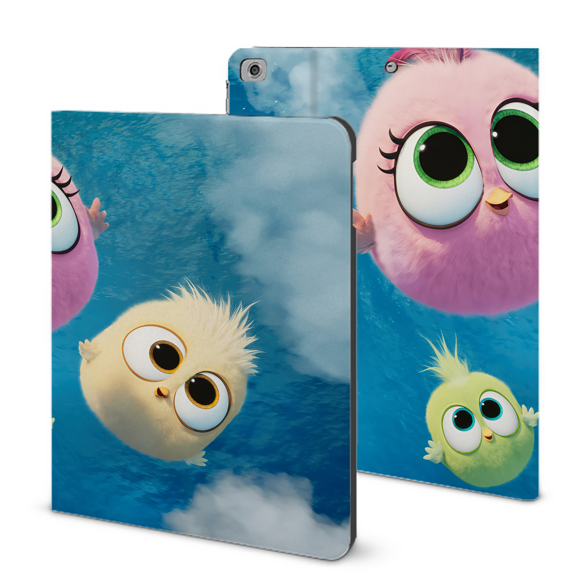 （画像用） Angry Birds アングリーバード IPad ケース ブック型 PUレザー TPU 耐衝撃 軽量 薄型 ペン収納なし 全面保護 IPad 各モデル対応